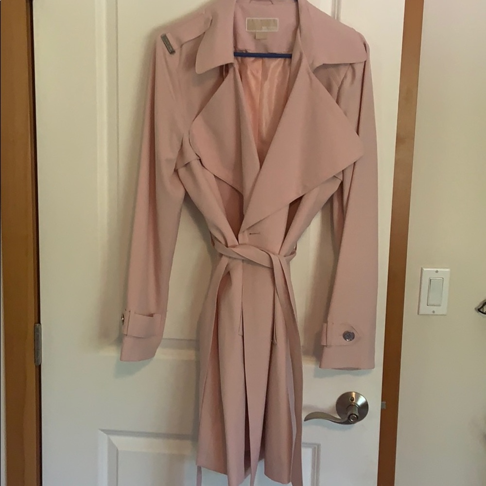 Michael kors light pink coat